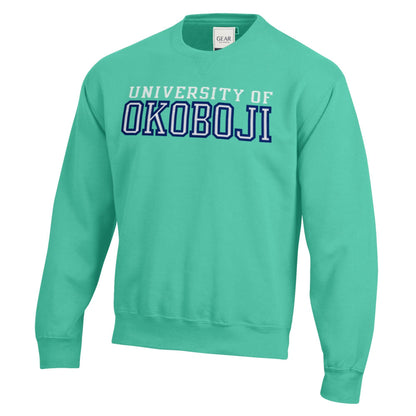 Classic BIG Cotton Sweatshirt - Teal Green