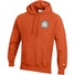 Fall Orange Okoboji Reverse Weave Crest Patch Hood