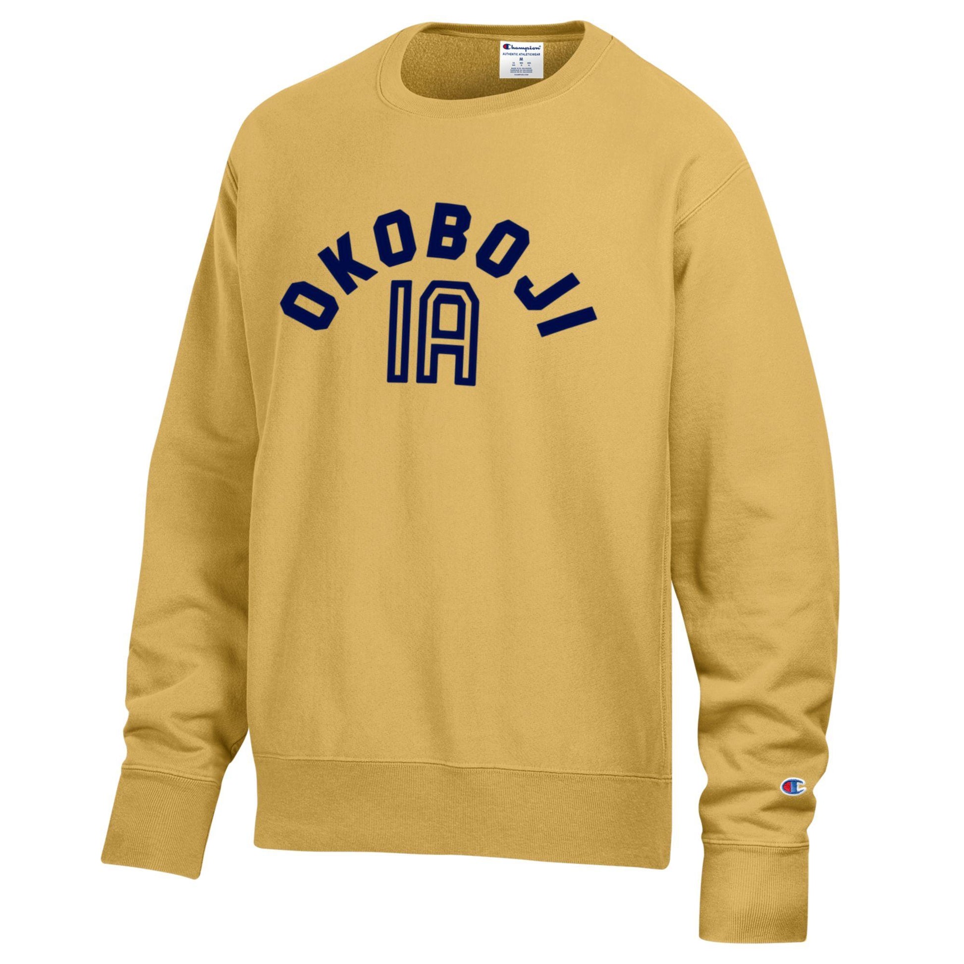 OKOBOJI IA REVERSE WEAVE CREW