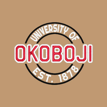 University of Okoboji Champion Triumph Fleece Raglan 1/4 Zip - Tantalizing Tan