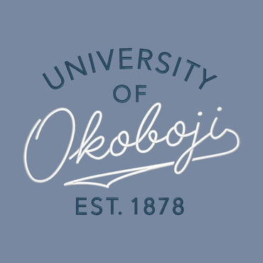 Women's University of Okoboji Script Triumph Fleece Crew
