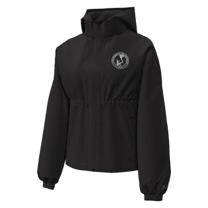 Women's Under Armour Okoboji Crest 3-in-1 Woven Jacket - Black – front view