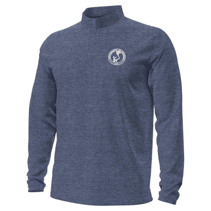 U of Okoboji Embroidered Mens Motion 1/4 Zip - Navy