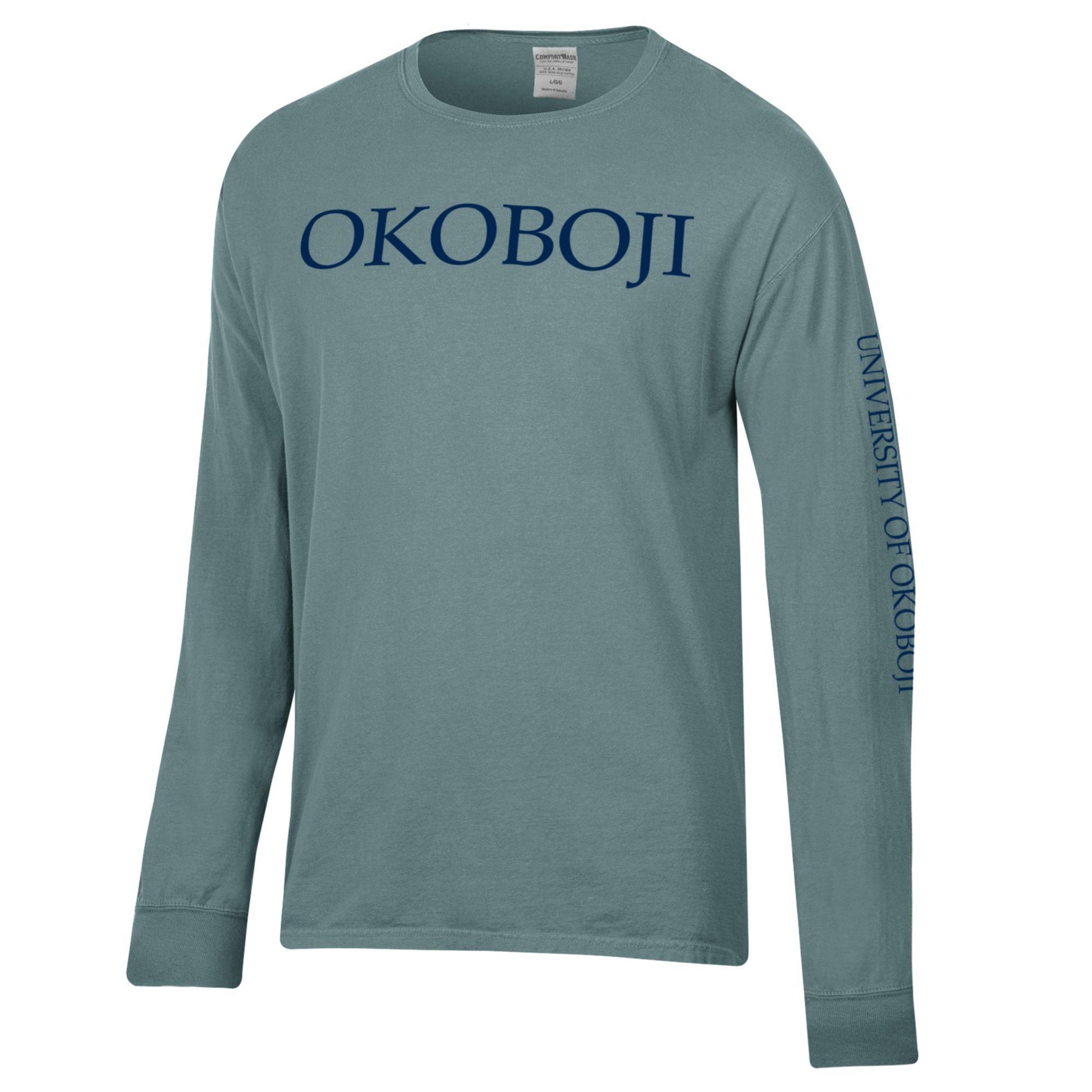 Okoboji Campus Tee - Cypress Green