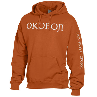 U of Okoboji Campus Hood - Orange