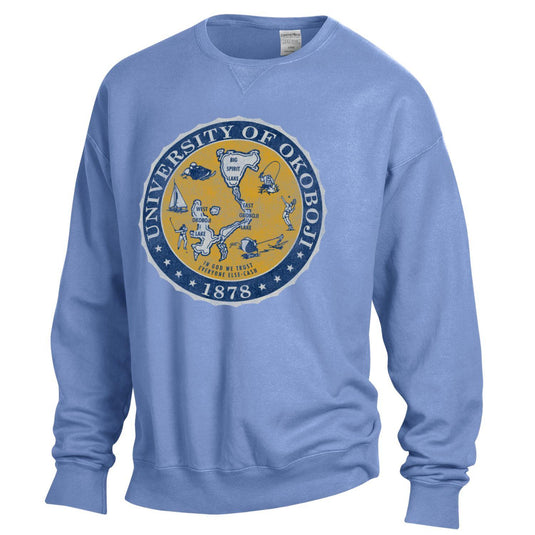 U of O Crest : Comfort Wash Crew