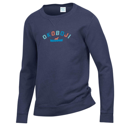 Youth Okoboji Boat Dog Crew - Navy