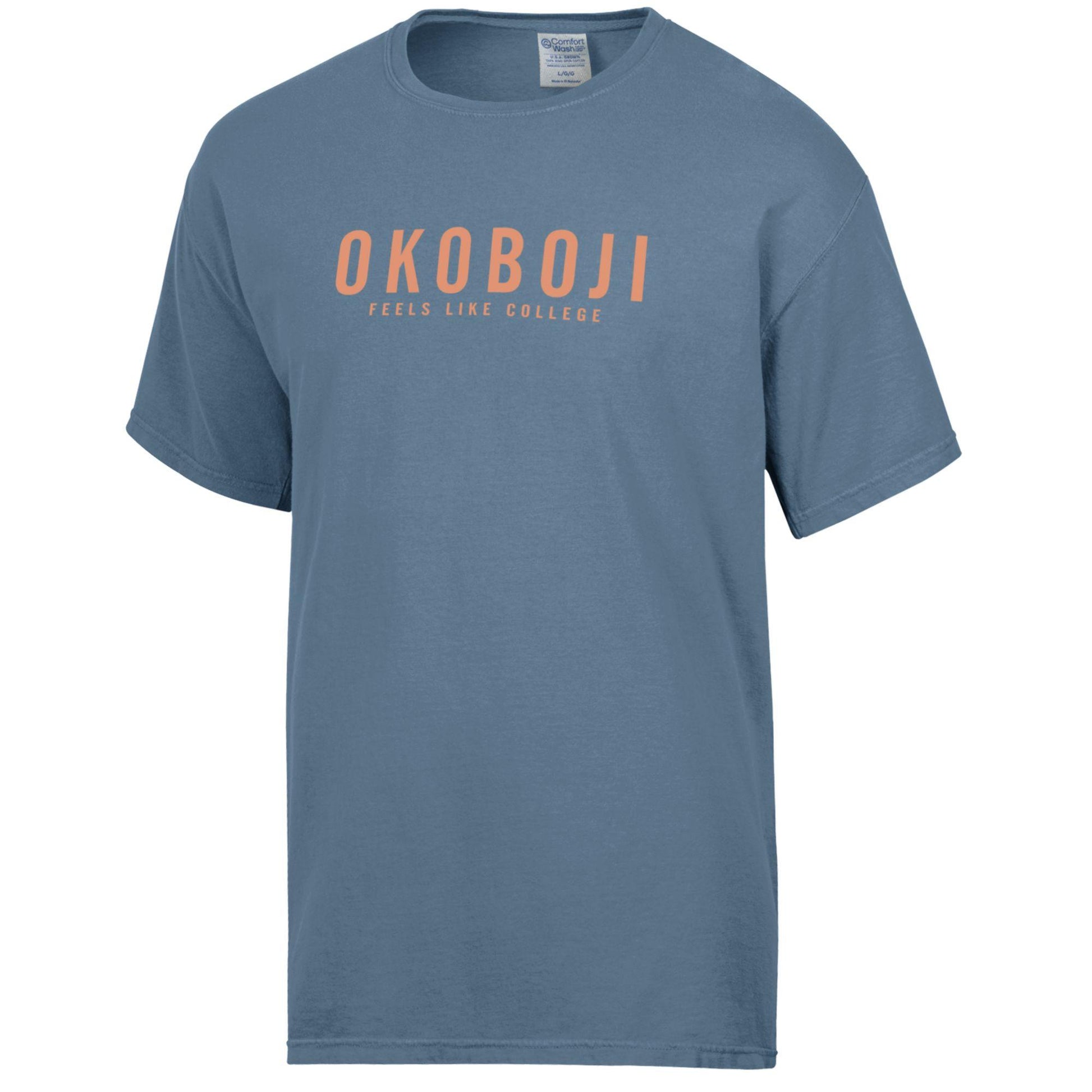 Okoboji FEELS LIKE COLLEGE Tee