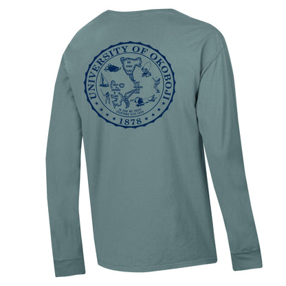 Okoboji Campus Tee - Cypress Green