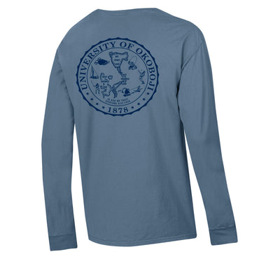 Okoboji Campus Tee - Darkwater Blue