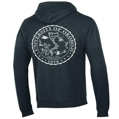 U of Okoboji Campus Hood - Black