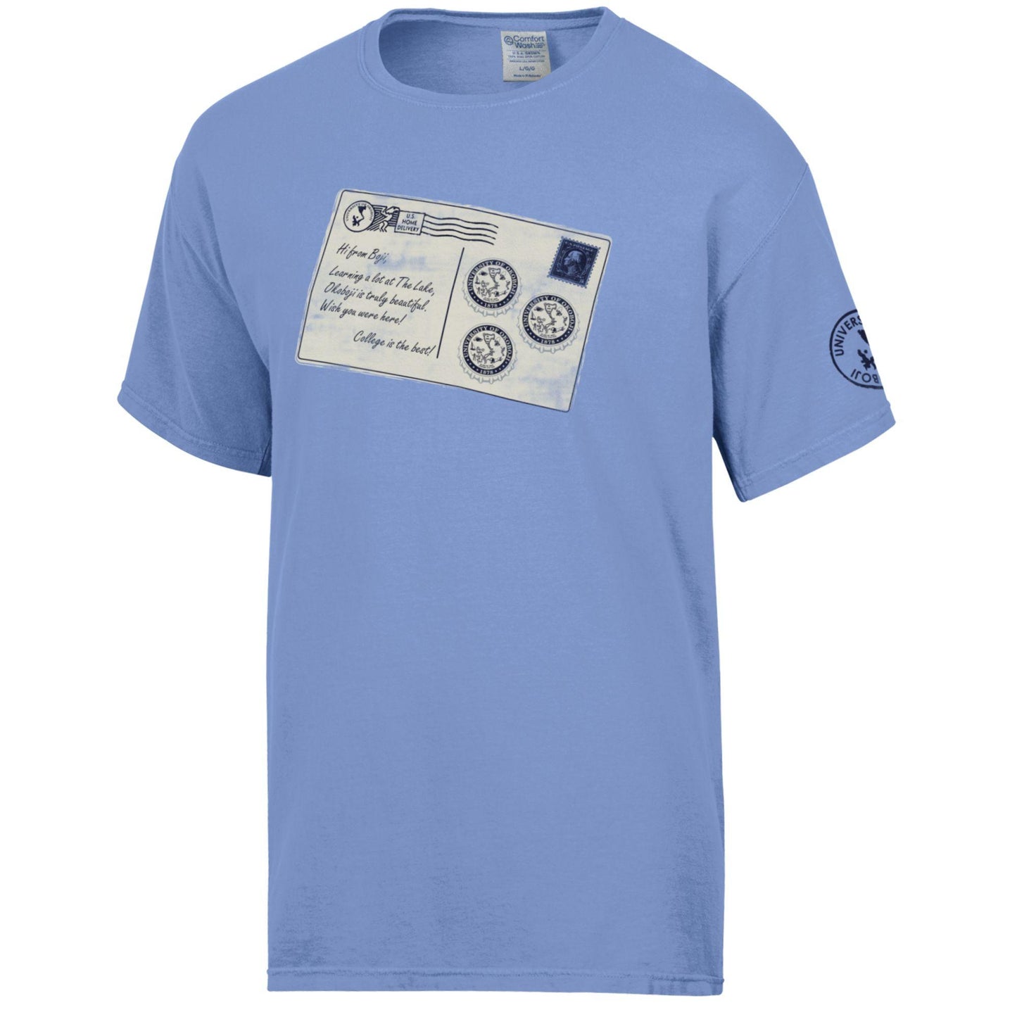 Boji Postcard Tee - Blue