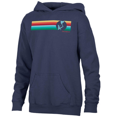Youth University of Okoboji 7 Hoodie - Navy