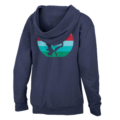 Youth University of Okoboji 7 Hoodie - Navy