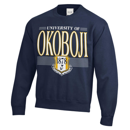University of Okoboji Shield Crew (Navy)