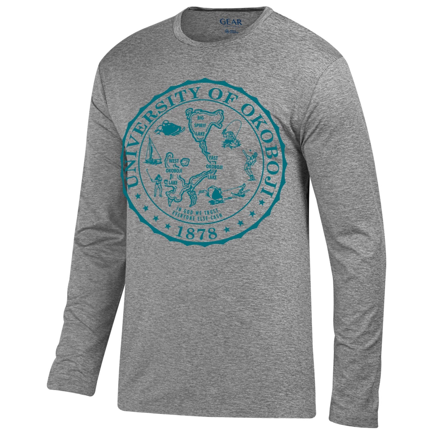 UPF 50 OKOBOJI Sunshaded Long Sleeve Tee - Silver Filigree