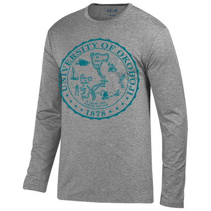 UPF 50 OKOBOJI Sunshaded Long Sleeve Tee - Silver Filigree