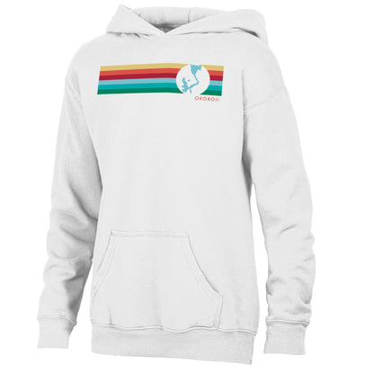 Youth University of Okoboji 7 Hoodie - White