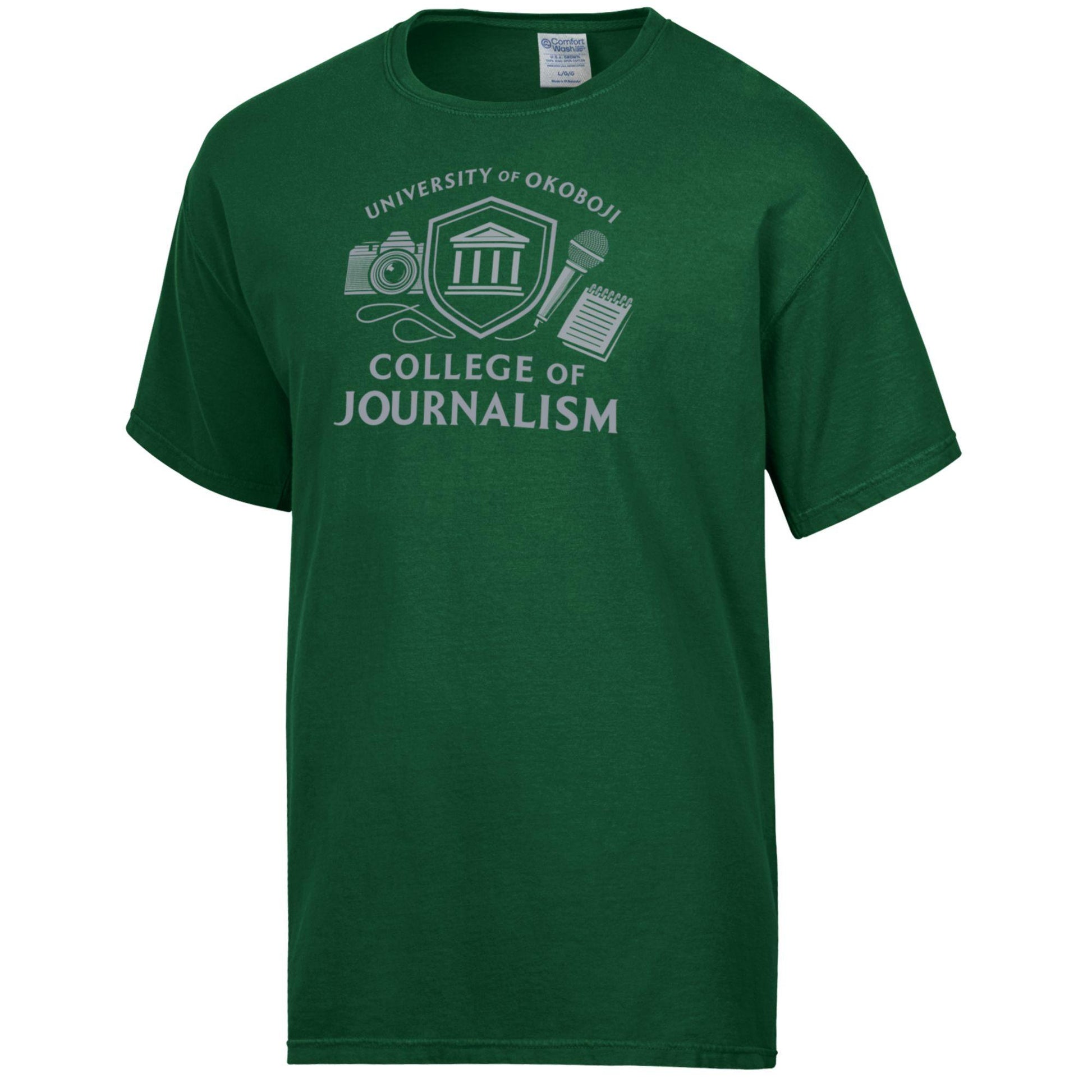 Okoboji College of Journalism Tee - Green