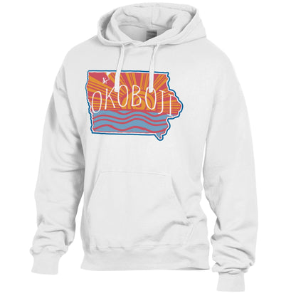 Okoboji (Iowa Horizon) Hood - White