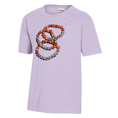 Kids Okoboji Friendship Bracelet Tee - Purple