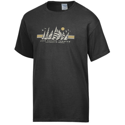 Okoboji Just Sailing Tee - Black