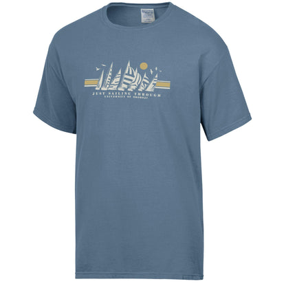 Okoboji Just Sailing Tee - Blue