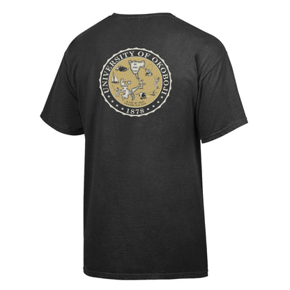 Okoboji Just Sailing Tee - Black
