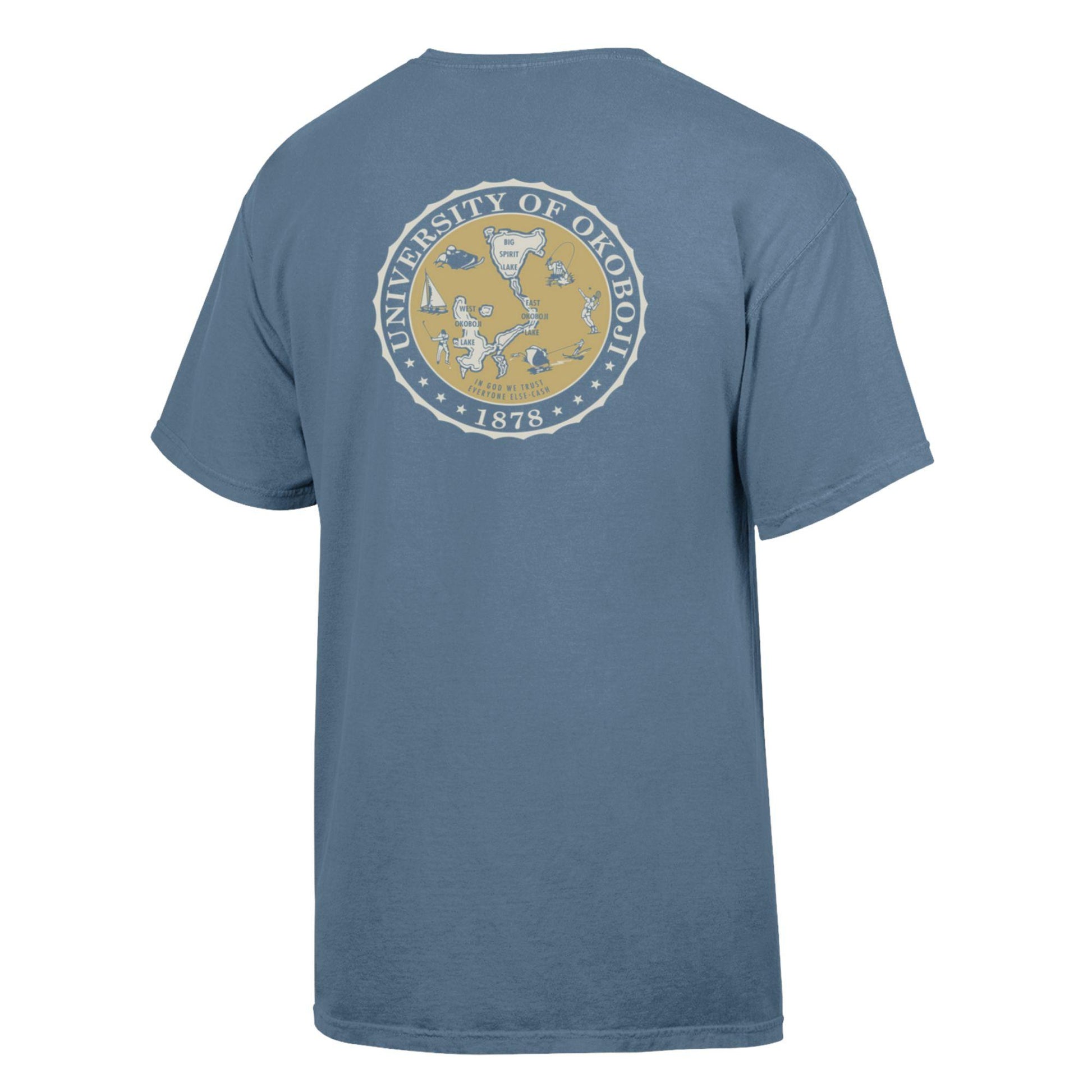 Okoboji Just Sailing Tee - Blue