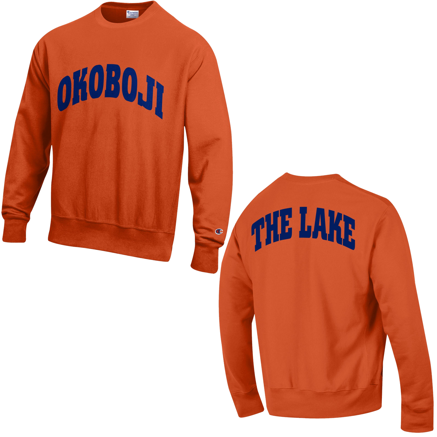 Champion The Lake Reverse Weave Crew - Orange