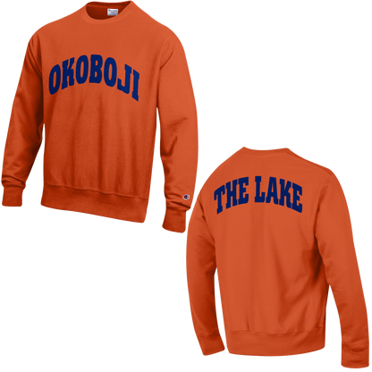 Champion The Lake Reverse Weave Crew - Orange