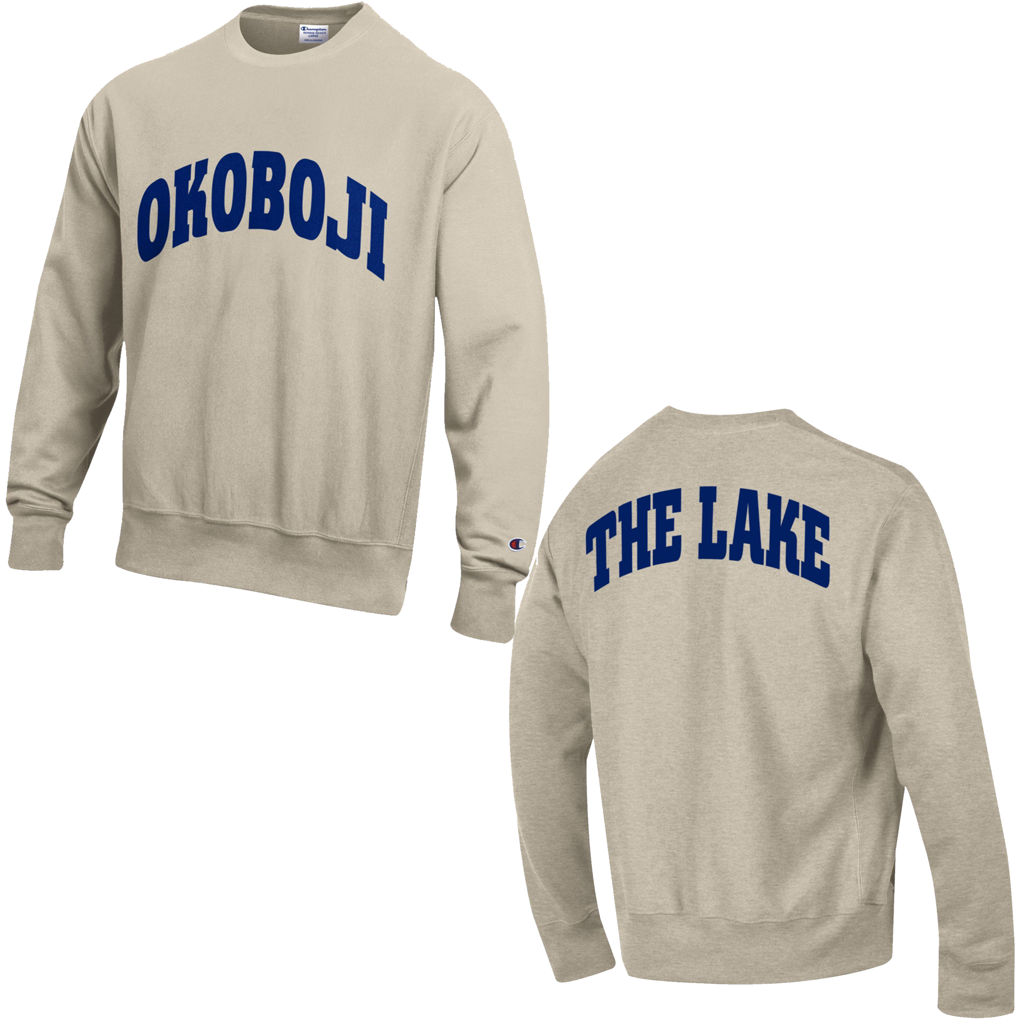 CHAMPION OKOBOJI XL バックプリント リバースウェーブ 90s Champion 