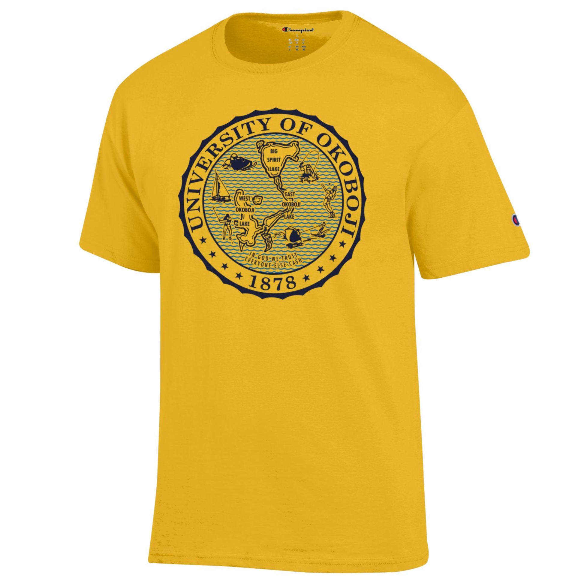 Okoboji Wavy Crest Tee
