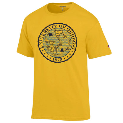 Okoboji Wavy Crest Tee