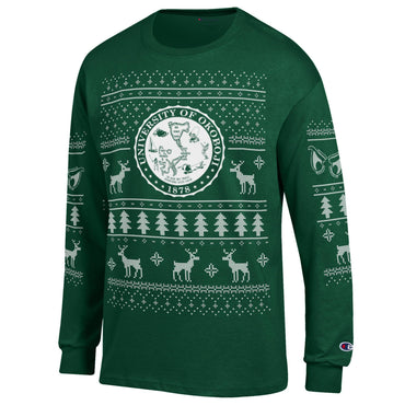 The Okoboji U Festive Times Long Sleeve Tee