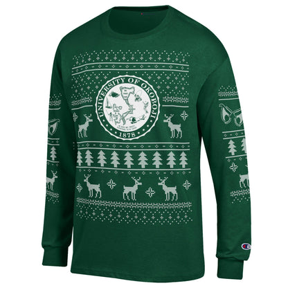 The Okoboji U Festive Times Long Sleeve Tee