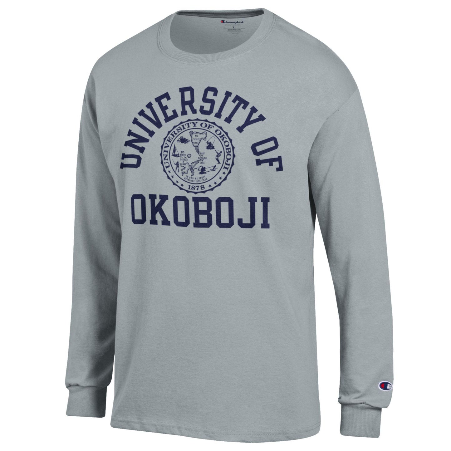 U of O Light Steel Long-Sleeved Tee