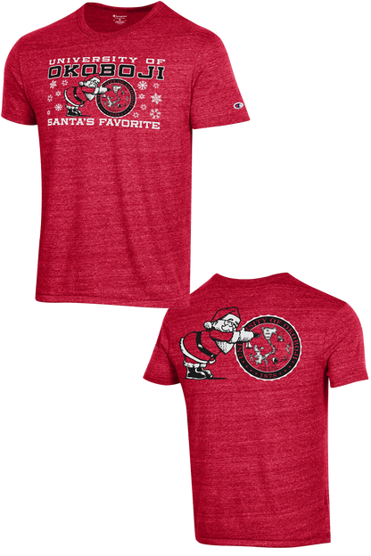 Santa's Favorite Okoboji Tee