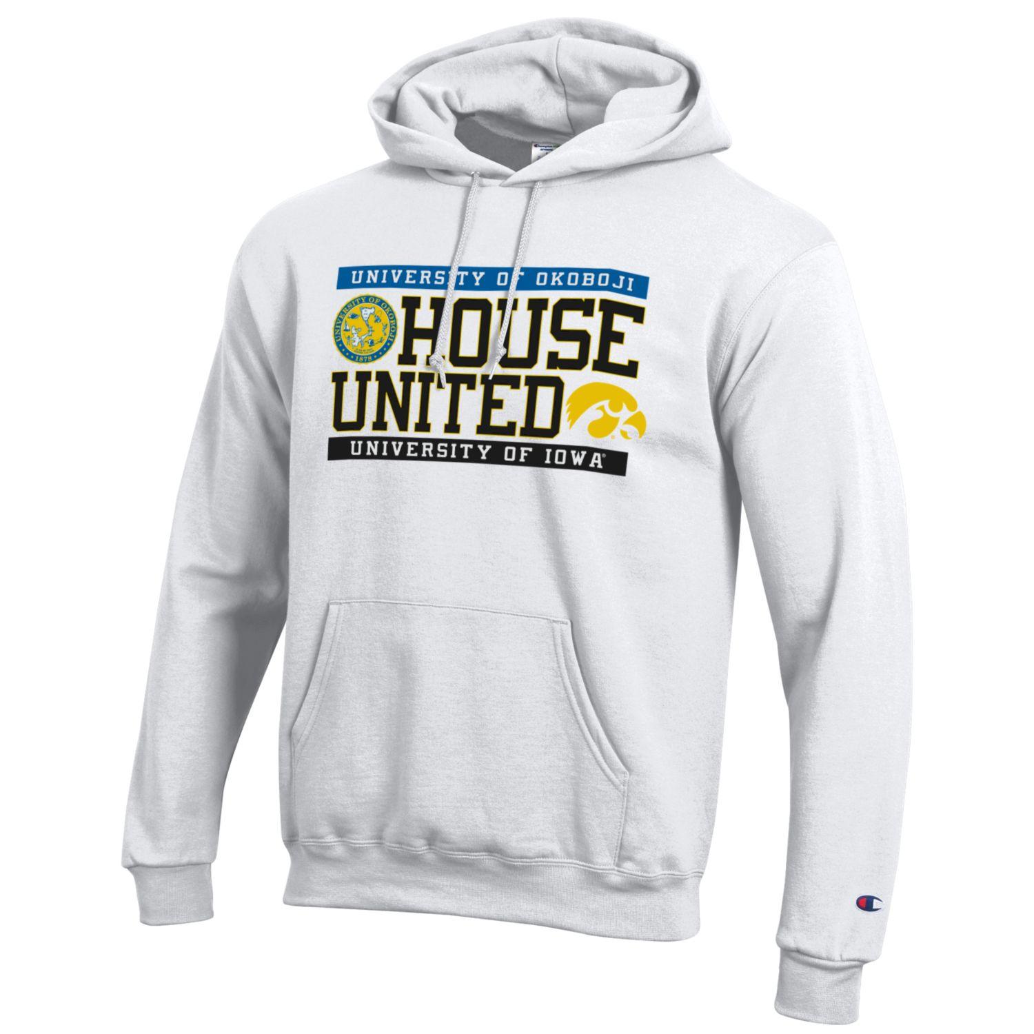 House United University of Okoboji / University of Iowa Champion Hoodie