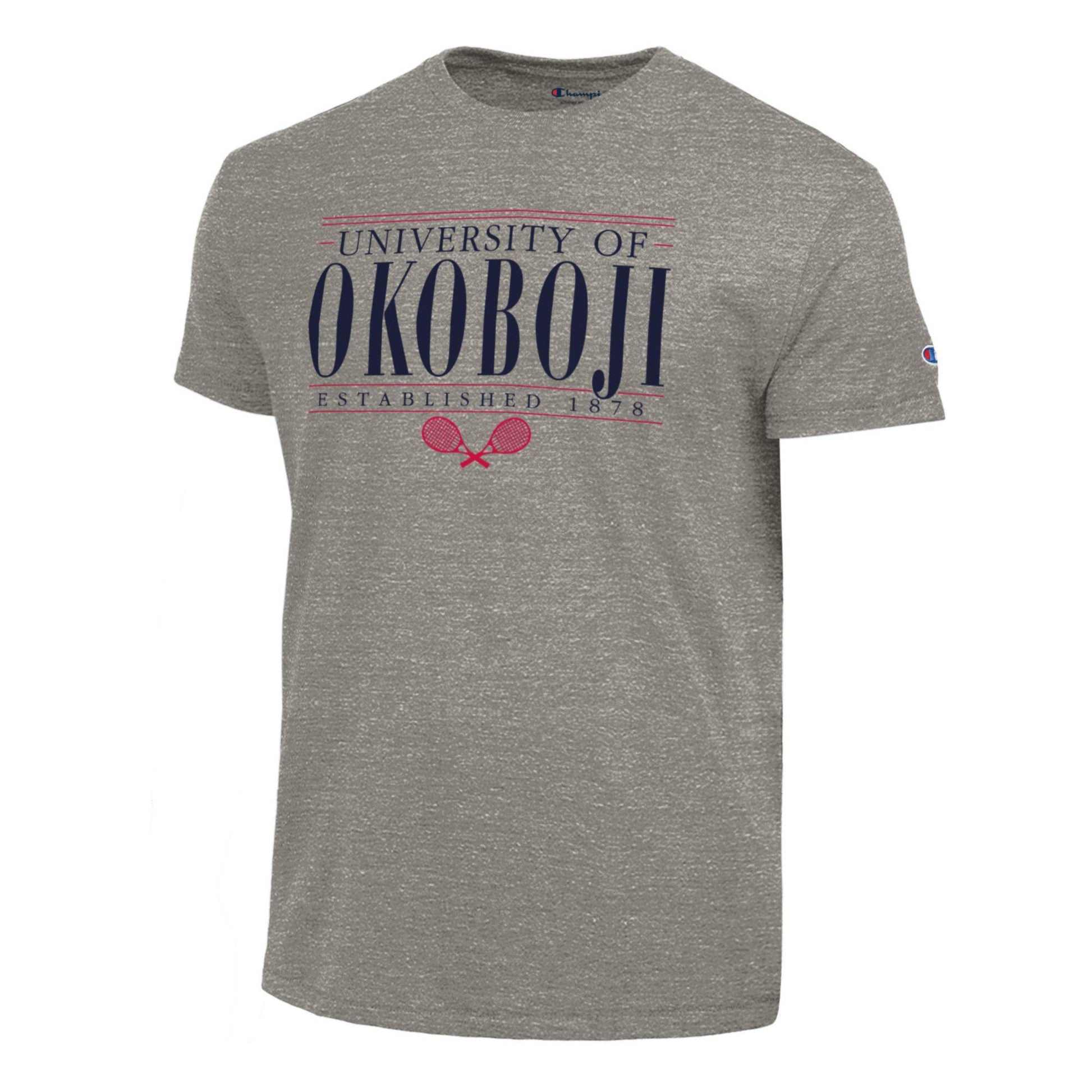 University of Okoboji Tennis Heritage Tee - Grey