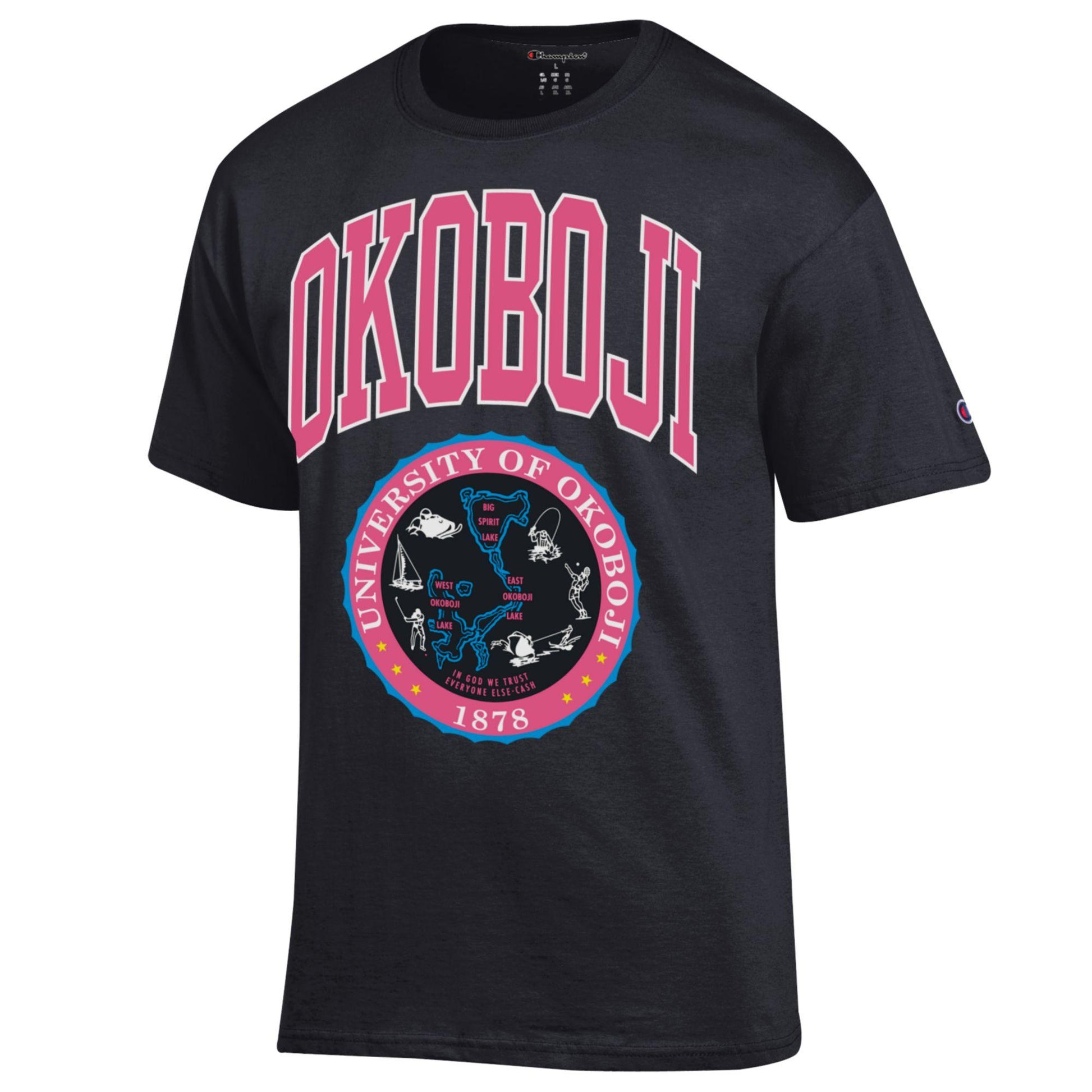 Okoboji Black Z Tee