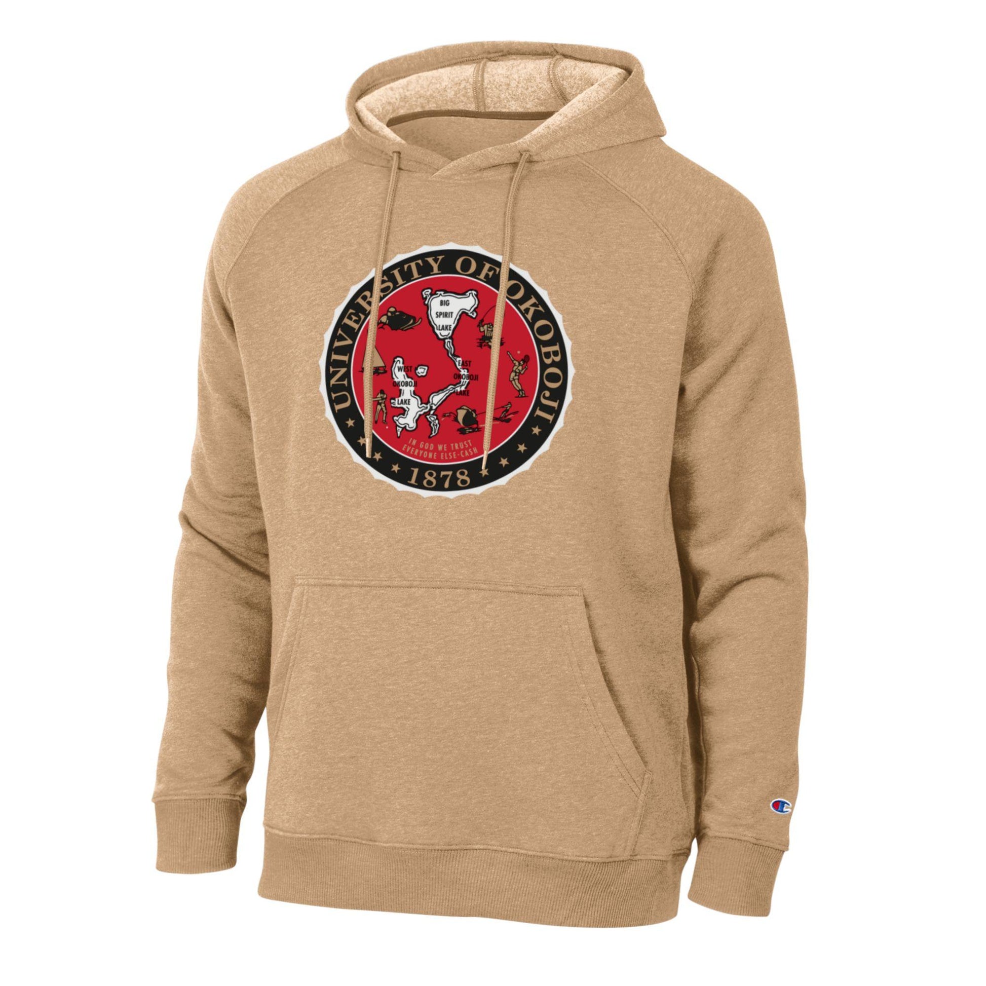 Okoboji Triumph Fleece Hood - Tantalizing Tan