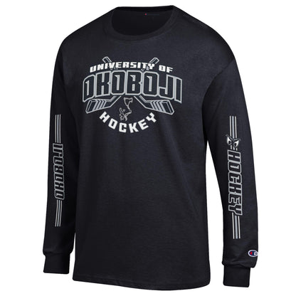 U of O Hockey Long Sleeve Tee