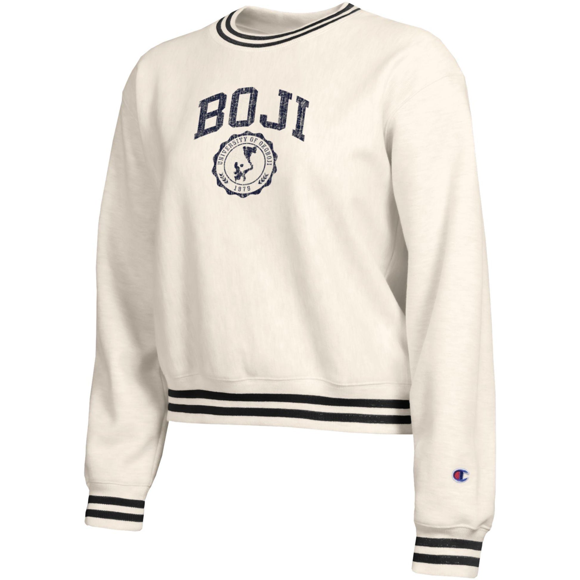 Boji Lady Ringer Crew - Black
