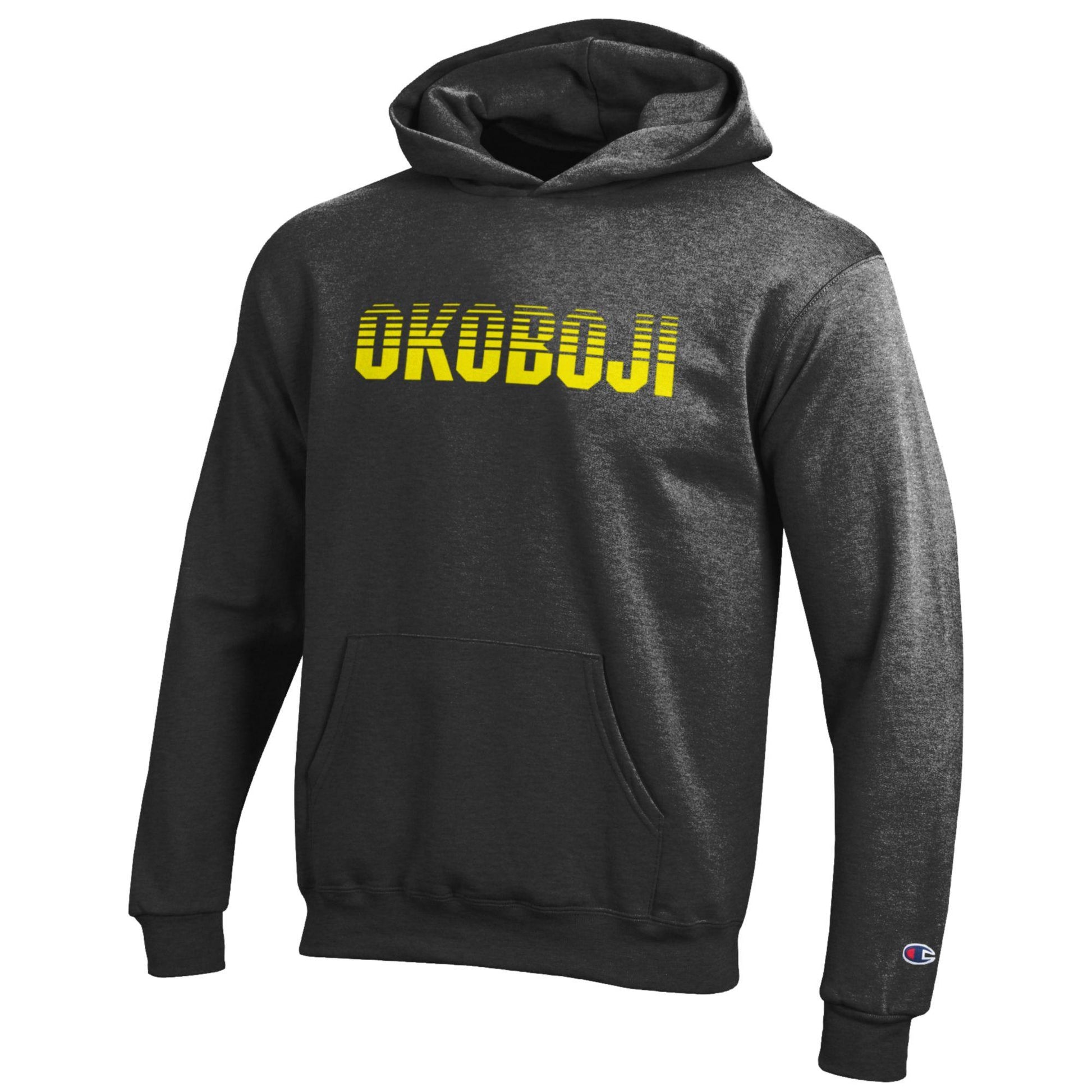Youth Okoboji Powerblend Pullover Hood - Granite