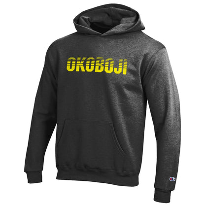 Youth Okoboji Powerblend Pullover Hood - Granite