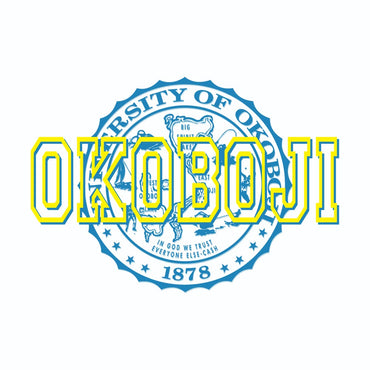 Champion OKOBOJI Crest Powerblend Crew - White