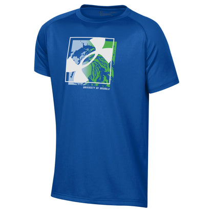 Youth University of Okoboji UA Wave Tee
