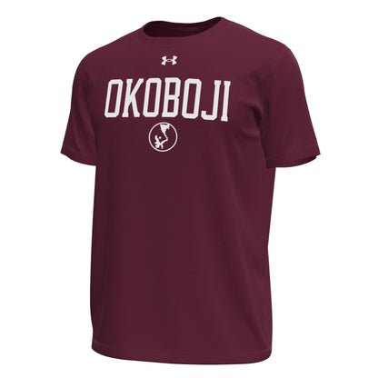 Okoboji Under Armour Tee - Maroon