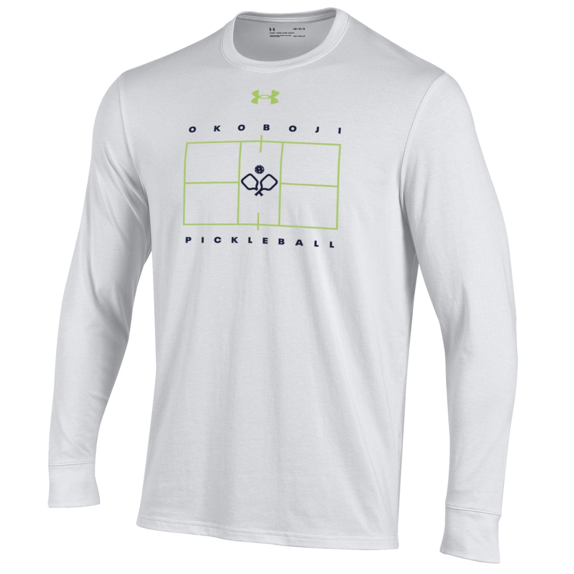 Under Armour Pickleball Long Sleeve Tee - White